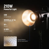 NEEWER CB200B 210W Bi-Color LED Video Light, view 3
