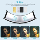 NEEWER 65.7"x 24"/167x61cm Clamshell Light Reflector Diffuser, view 4