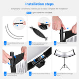 NEEWER Clamshell Light Reflector Diffuser, view 5