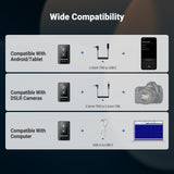 NEEWER CM28 PRO Wireless Lavalier Lapel Microphone System with Charging Case, view 4