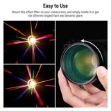 NEEWER Colorful Starlight Brushed Camera Lens Filter, view 3