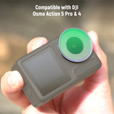 NEEWER CPL/Black Diffusion Filter For DJI Osmo Action 5 Pro & Action 4, view 2