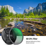 NEEWER CPL Filter with Lens Cap, view 2