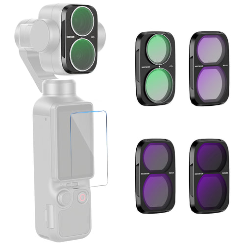 NEEWER Filter Set Compatible with DJI Osmo Pocket 4P