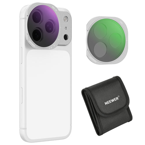 NEEWER CPL + Variable ND Filter Compatible with iPhone 17 Pro/17 Pro Max