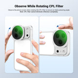 NEEWER CPL + Variable ND Filter Compatible with iPhone 17 Pro/17 Pro Max, view 2