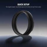NEEWER CRS10 Silicone Diffuser with Magnetic Adapter Ring for Q4/Q6/Q4PRO, view 5