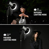 NEEWER CRS8 Light Diffuser Dome for MS60/MS150 Video Lights, view 4