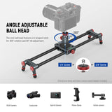 NEEWER CS1M/CS2M Carbon Fiber Camera Slider, view 4