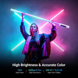 NEEWER CT90C 43" 12W RGB Pixel Tube Light Stick, view 5