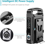 NEEWER NW-BP-2CH Dual Channel V-Mount/V Lock Battery Charger, view 5