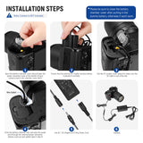NEEWER EP-5B/EN-EL15 Nikon Replacement Dummy Battery Charger Set, view 3