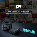 NEEWER EN-EL25 Replacement Battery and LCD USB Dual Charger for Nikon, view 2