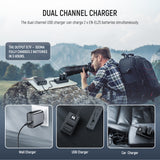 NEEWER EN-EL25 Replacement Battery and LCD USB Dual Charger for Nikon, view 6