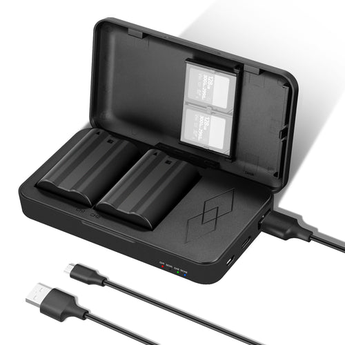 NEEWER EN-EL15c Replacement Battery and USB Charger Set