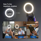 NEEWER ENTRY LEVEL VERSION BR40 4" Phone Selfie Ring Light, view 4