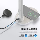 NEEWER ENTRY LEVEL VERSION N20 LED Desktop Lamp with Wireless Charger, view 4