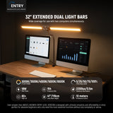 NEEWER ENTRY LEVEL VERSION N21 32" Dual Light Bar Desktop LED Light, view 2