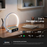 NEEWER ENTRY LEVEL VERSION N40 Bedside Lamp with 15W Wireless Charging, view 2