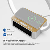 NEEWER ENTRY LEVEL VERSION N40 Bedside Lamp with 15W Wireless Charging, view 4