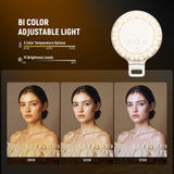 NEEWER ENTRY LEVEL VERSION NR5 3.8" Clip on Selfie Ring Light, view 3