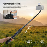 NEEWER ENTRY LEVEL VERSION PA987 67" Selfie Stick Tripod with Light, view 4