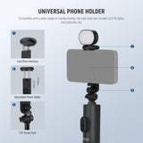 NEEWER ENTRY LEVEL VERSION PA987 67" Selfie Stick Tripod with Light, view 6