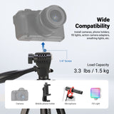 NEEWER ENTRY LEVEL VERSION TP53 57.5" Metal Travel Tripod, view 5