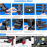 NEEWER ER1 Motorized Carbon Fiber Camera Slider with F750 Battery, view 3