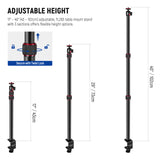 NEEWER TL283 Extendable Camera Desk Mount with Ball Head, view 2