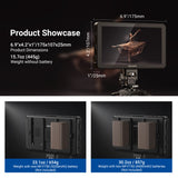 NEEWER F600  LED 7" Camera Touch Screen Monitor, view 3
