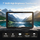 NEEWER F700U OLED 7" Camera Touch Screen Monitor, view 2