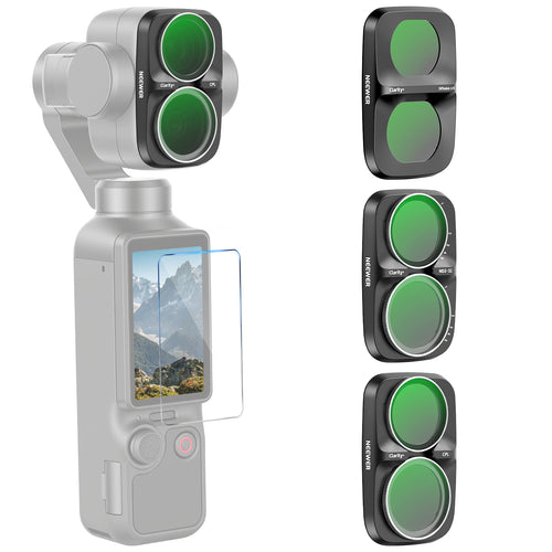 NEEWER Filter Set Compatible with DJI Osmo Pocket 4P