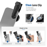 NEEWER FL-100 37mm Spiral Halo Prism Filter with Phone Clip, view 6