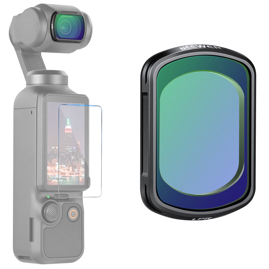 NEEWER FL-63 Light Pollution Reduction Filter for DJI Pocket 3 / Pocket 4 & Xtra Muse