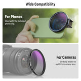 NEEWER FL-78 67mm HD CPL Filter & Cold Shoe Phone Clip, view 6