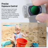NEEWER FL-83 Variable ND2-32 & 1/4 Black Diffusion Filter for Pocket 3 / Pocket 4 & Xtra Muse, view 4