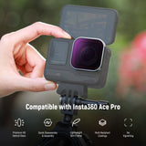 NEEWER FL-85 4 Pack ND/PL Filter Set For Insta360 ACE PRO, view 2