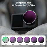 NEEWER FL-A98 6-Pack ND Filter Set for DJI Osmo Action 5 Pro/4/3, view 2