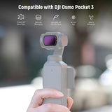 NEEWER FL-B03 3-Pack ND & CPL Filter for DJI Osmo Pocket 3 / Pocket 4 & Xtra Muse, view 2