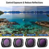 NEEWER FL-B07 ND/PL Filter Set with 0.75x Wide Angle Lens for Pocket 3 / Pocket 4 & Xtra Muse, view 6