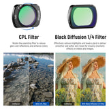 NEEWER Filter Set with Wide Angle Lens for DJI Osmo Pocket 3 / Pocket 4 & Xtra Muse, view 6