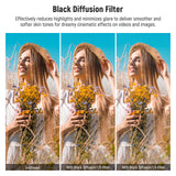 NEEWER FL-B11 2-Pack Magnetic Black Diffusion Filter Set for DJI Osmo Pocket 3 / Pocket 4 & Xtra Muse, view 3