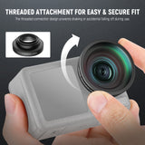 NEEWER FL-B30 FOV Boost Lens 185° Wide Angle for DJI OSMO Action 4/5 Pro, view 5
