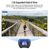 NEEWER FL-C02 Wide Angle + Blue Anamorphic Lens Kit for Pocket 3 / Pocket 4 & Xtra Muse, view 4