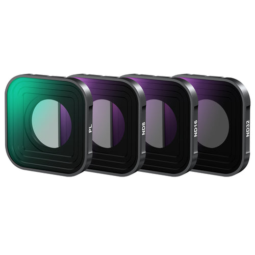 NEEWER FL-GP18 4 Pack PL/ND Filter Set For GoPro Hero 13 12 11 10 9 Black