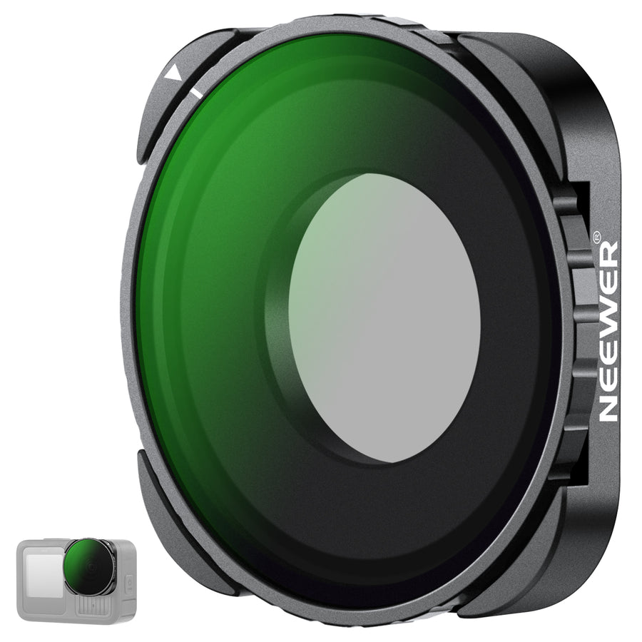 NEEWER FL-GP23 Rotating CPL Filter For GoPro Hero 13 12 11 10 9