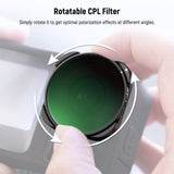 NEEWER FL-GP23 Rotating CPL Filter For GoPro Hero 13 12 11 10 9, view 3