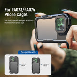 NEEWER FL-I5 1/4 Black Diffusion Phone Lens Filter For iPhone PA073/PA074 Cage, view 2