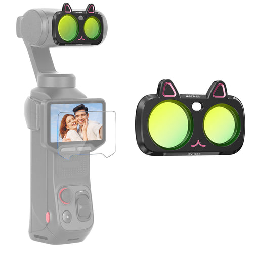 NEEWER FL-L12 Clarity & Icy Rose Effect Filter Compatible with Insta360 Luna Ultra